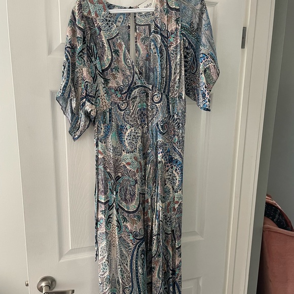 BA&SH silk paisley midi dress - Picture 4 of 4